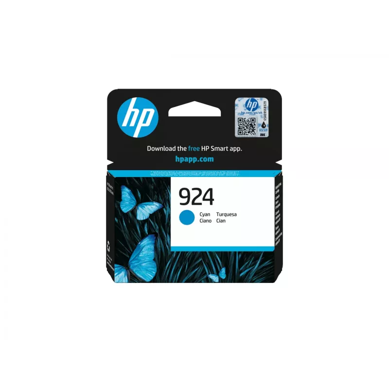 HP 924 ciāna oriģināla tintes kasetne