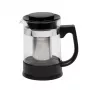 Resto Kitchenware 90512 tējkanna Viena tējkanna 950 ml Melna, Caurspīdīga