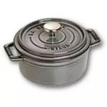 Staub 40509-474 apaļais kastrolis 12 cm grafītpelēks čuguns