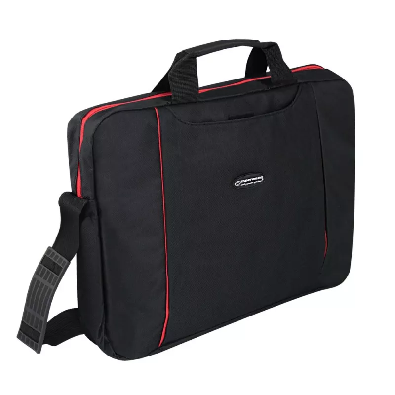 Esperanza SALERNO 39.6 cm (15.6) Toploader soma Melna, Sarkana