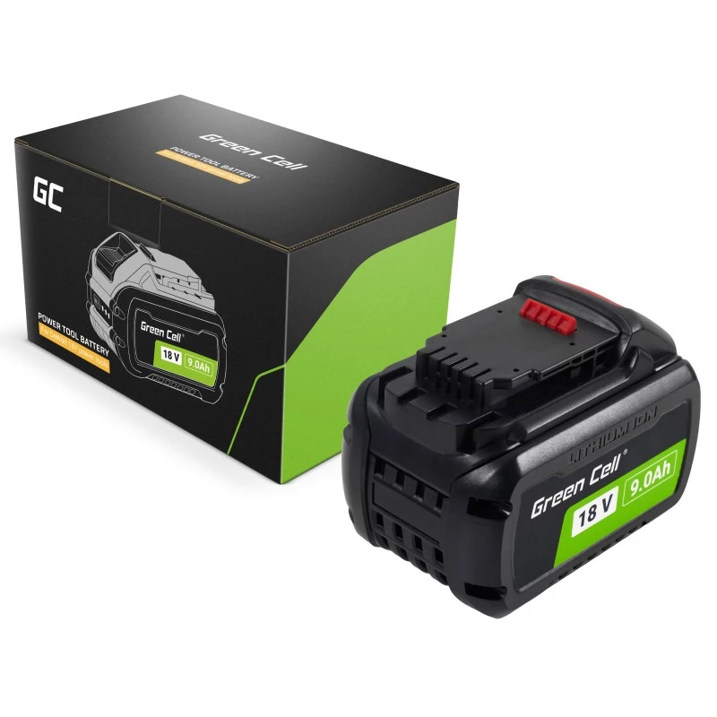 Green Cell akumulators DCB547 DeWalt XR elektroinstrumentiem 18V 9Ah/FLEXVOLT 54V 3Ah, nomaiņa DCB547 DCB548