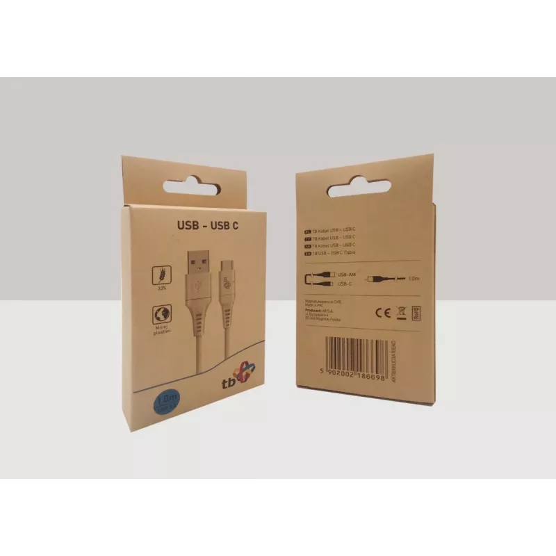 TB Touch Eco Friendly USB a 2.0 - USB C kabelis