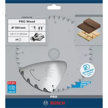 Bosch 2 608 837 702 ripzāģa asmens 18.4 cm 1 gab.
