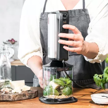 Virtuves kombains Gastroback Design Handmixer Pro melns sudrabains