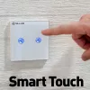 Viedais WiFi slēdzis Tellur SS2N — 2 porti, 1800 W kopējā, 10 A kanālam