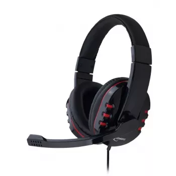 Gembird GHS-402 austiņas/headsets Vadu galvas saite Gaming Melns