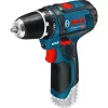 Bosch GSR 12V-15 Professional 650 g Melns, Zils, Sarkans, Sudraba