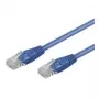 Wentronic Goobay CAT 6 plāksterkabelis, U/UTP, zils, 5 m - CCA vara maisījums (68417)