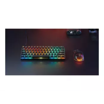 Mehāniskā tastatūra STEELSERIES Apex Pro Mini Gen 3 US – 65% izkārtojums, RGB, karsti maināmi slēdži