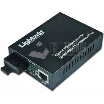 Lightwin LWC 10/100/1000 MM SC tīkla multivides pārveidotājs 1000 Mbit/s daudzmodu melns (LWC 10/100/1000 MM SC)