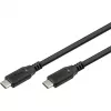 Goobay 74193 USB kabelis, melns
