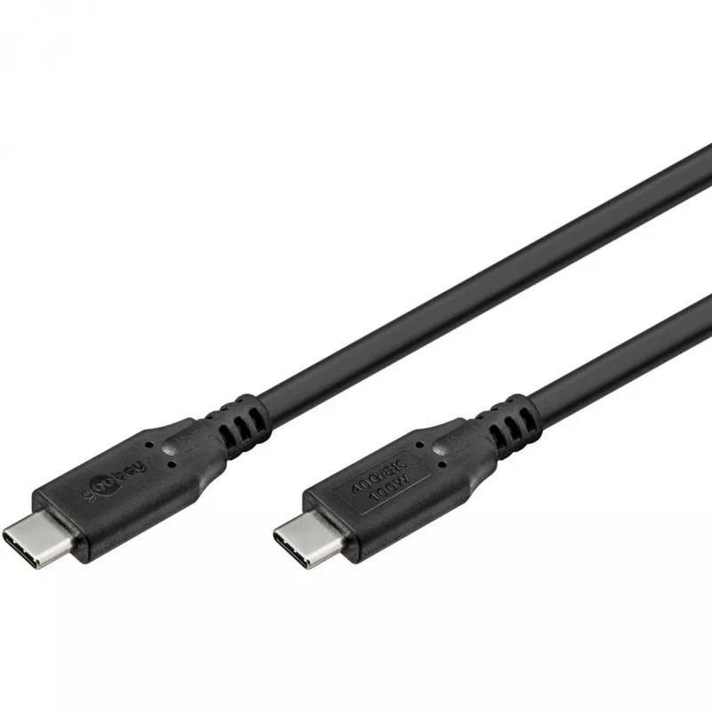 Goobay 74193 USB kabelis, melns