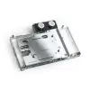 BitsPower Classic VGA ūdens bloks BP-VG3070FE — 125×171,4×28,4 mm, 3‑pin RGB, melns/sudraba/caurspīdīgs