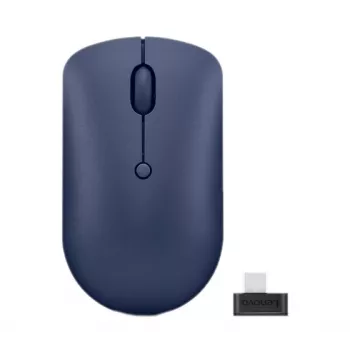 Bezvadu optiskā pele Lenovo 540 RF, abpusēja, 2400 DPI, 2,4 GHz USB‑C uztvērējs, zila