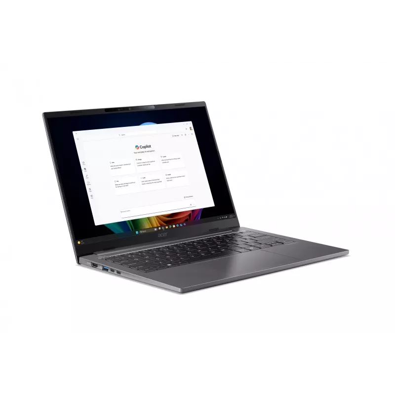Acer TravelMate P4 TMX414-51-TCO 14 collas WUXGA IPS, Intel iU5, 32 GB RAM, 512 GB SSD, Wi‑Fi 7, Windows 11 Pro, 3 gadu NBD serviss klienta atrašanās vietā