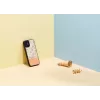 Aizsargājošs telefona maciņš Man and Wood iPhone 12 mini — rozā zieds uz melna