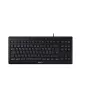 CHERRY STREAM TKL tastatūra Universāla USB QWERTZ Šveices Melna