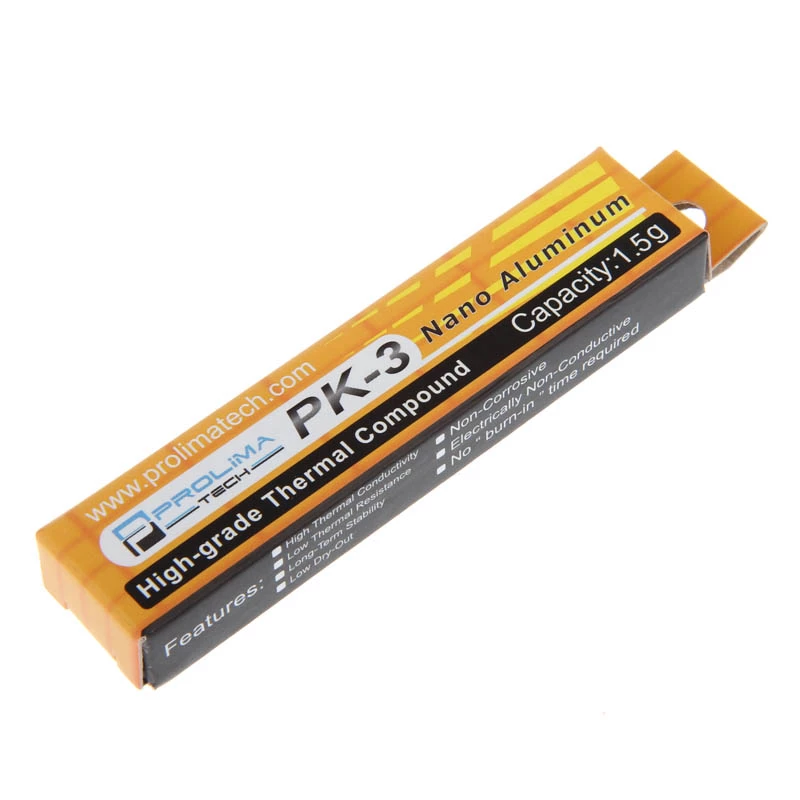 Termopasta PROLIMATECH PK-3 1,5 g — siltumvadītspēja 11,2 W/m·K