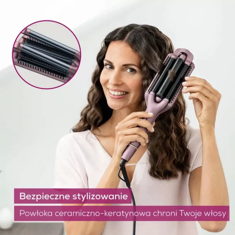 Matu ieveidotājs Beurer HT65 2-in-1 loķošanas un taisnošanas instruments, modelis HT65