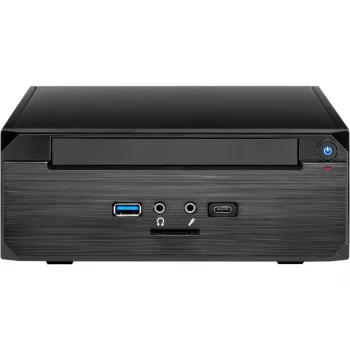 INTER-TECH ITX MW-02 Type C 3.0 iekļauts ārējais USB 3.0 Type C savienotājs iekļauts plāns DVD nodalījums (88881246)
