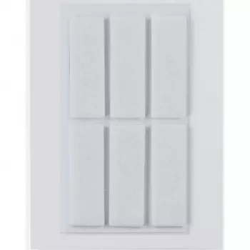 HERMA 15186 pašlīmējošā etiķete Taisnstūrveida Balta 15x45mm 6 gab.