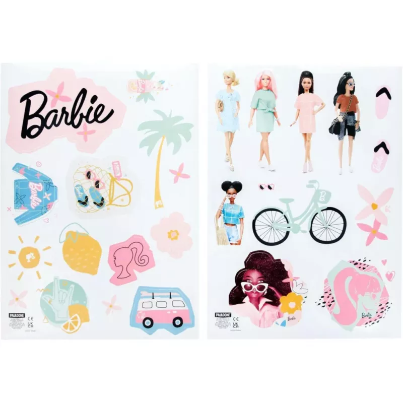 Paladone Barbie Personalizējamās sienas uzlīmes