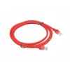 PATCHCORD Cat.6 UTP 2M sarkans FLUKE PASSED LANBERG 10 IEPAKOJUMS