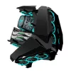 PC korpuss Jonsbo MOD5, ATX, melns