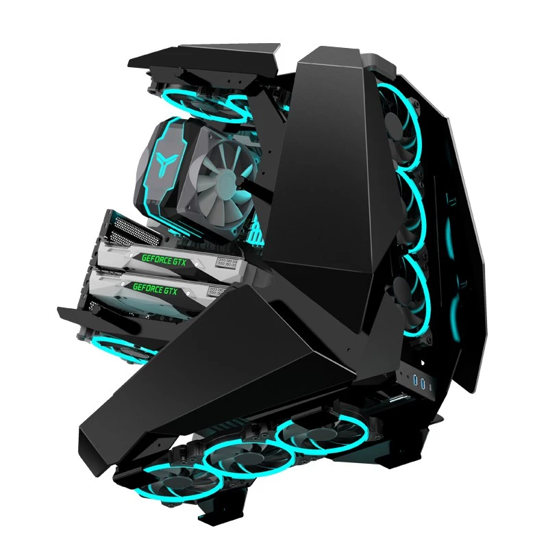 PC korpuss Jonsbo MOD5, ATX, melns
