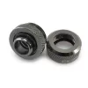 XSPC Savienotājs G1/4 uz 14mm Hardtube, melns hroms - 8 gab.