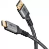 Goobay 65271 Video kabeļa adapteris 5 m DisplayPort HDMI Pelēks (65271)