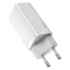 Lādētājs Baseus CCGAN2L-B02 Iekštelpu maiņstrāvas ātrā uzlāde 20V 1xUSB 1xType-C Balts