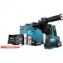 Makita HR004GM201 bezvada triecienurbjmašīna SDS-plus 2,9 džouli 2 uzlādējamas baterijas, lādētājs iekļauts