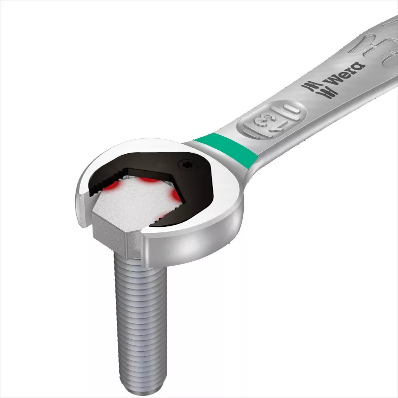 Wera 05020014001 9630 Magnētiskā sliede 6000 Joker 1 sprūdrata kombinēto uzgriežņu atslēgu komplekts, 11 gab.