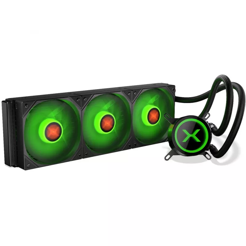 Dzesēšanas ventilators KRUX HydroX 360 ARGB, saderīgs ar 360 mm radiatoru, ARGB apgaismojums