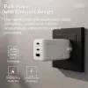 Wall charger DIGITUS DA-10303 67W GaN, 2× USB-C + 1× USB-A, 100–240V, balta