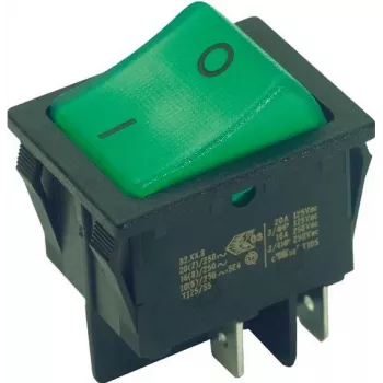 Šūpuļslēdzis Bachmann 924.097 2P Melns Zaļš