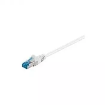 Wentronic Goobay CAT 6a komutācijas kabelis, S/FTP (PiMP), balts, 50 m - LSZH bez halogēna, varš (94910)
