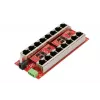 Extralink Gigabit PoE inžektors 8 portu aktīvais, 8 porti Gigabit 802.3at/af, režīms A