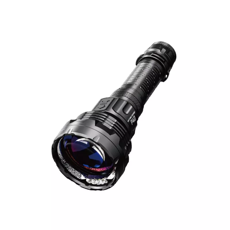 Kabatas lukturītis Nitecore P40 2000 lūmenu, īpaši garš stars, modelis P40