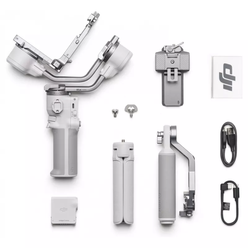 Gimbal stabilizators DJI RS 4 Mini Combo — kompakts viegls rokas stabilizators bezspoguļu kamerām