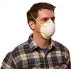Respiratora maska 3M 8710C3 balta — vienreizēja lietošanas daļiņu maska, modelis 8710C3