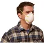 Respiratora maska 3M 8710C3 balta — vienreizēja lietošanas daļiņu maska, modelis 8710C3