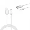 Savio Cl-193 USB kabelis USB 2.0 2 m USB A USB C/Lightning Balts