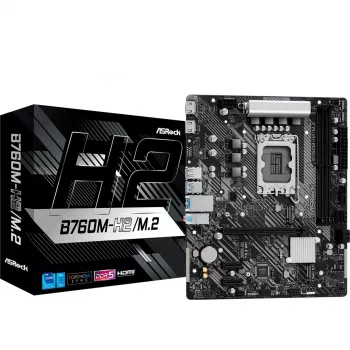 ASRock B760M-H2/M.2 DDR5 LGA1700 Micro-ATX mātesplate