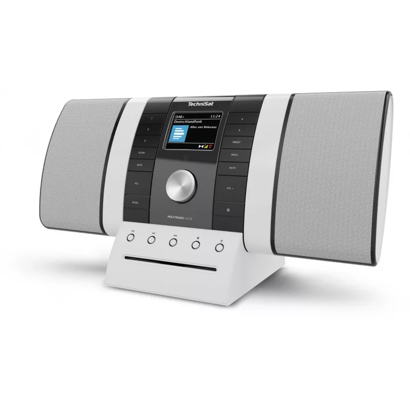 Portatīvs radio TECHNISAT Multyradio 4.0 SE melns/balts ar Bluetooth un USB