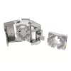 Keystone modulis Alantec MB005-1 plakans nerūsējošā tērauda RJ-45, ligzda, Cat6a, AWG 22/24