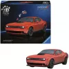 3D puzzle Ravensburger Dodge Challenger R/T Scat Pack Widebody – Iconics sērija, modeļa kopija