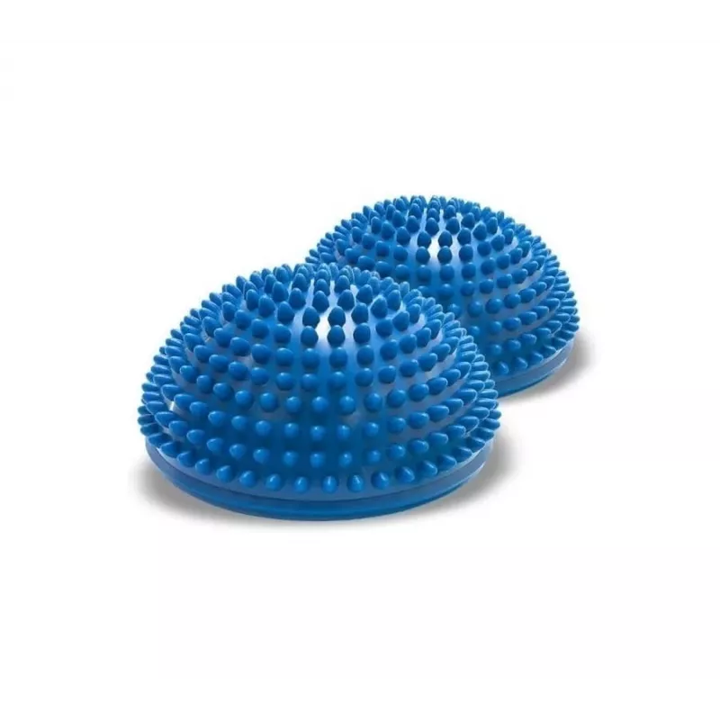 Līdzsvara un propriocepcijas sensorās puslodes Qmed DRQM3GCH101 — pāris, tehnopolimērs, Ø16 cm, maks. slodze 100 kg, zilas