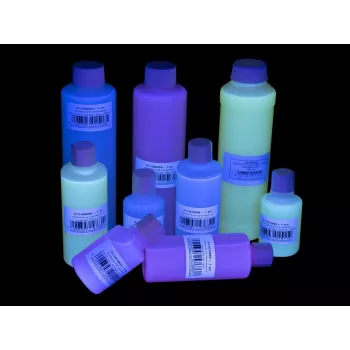 Zīmogošanas tinte EUROLITE UV-aktīvā caurspīdīgi sarkanā 50 ml, UV redzamā zīmogošanas tinte
